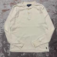 【裾ロゴ】 90s ラルフローレン Ralph 長袖ヘンリーネック サーマル M