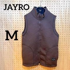 【JAYRO】ジップアップ ベスト ジレ ブラウン M