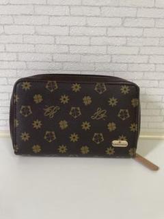 Louis Vuitton❣️二つ折り財布 ‼️グラフティ❣️ブラウン/ピンク‼️美品❣️ ルイ・ヴィトンの22年春レディース財布、カラーブロックの
