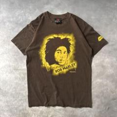 Q15 古着05年製 Bob Marley 公式ライセンスTシャツ ブラウン