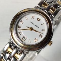 シャルルジョルダン　5241115 レディース　コンビカラー　クオーツ稼働品