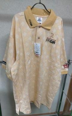 PRGR プロギア メンズ ゴルフ ポロシャツ XL 淡黄 タグ付き