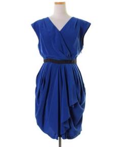 【美品】トゥモローランド/ドレスバイフリッカ/フリッカ☆ブルー ワンピース