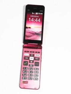 KYOCERA かんたんケータイ KYF41 ワインレッド au