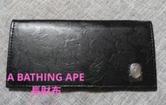 希少　PORTER　 A BATHING APE 長財布　カモ　二つ折り財布 安鎮心 開運 龍柄型押し長財布 二つ折り財布 折りたたみ財布