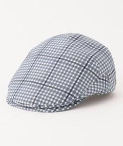 新品　DAKS ダックス　メンズ　日本製　ハンチング帽　サックスブルー
