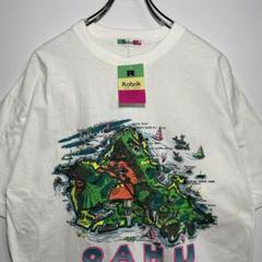 ROBRIK Tシャツ　サイズL デカロゴ　OAHU ヴィンテージ　90s 古着