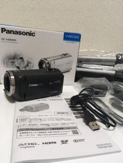 【超美品】Panasonic HC-V480MS ビデオカメラ + 三脚