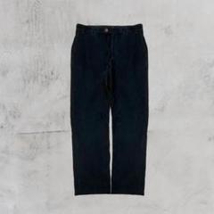 黒 コーデュロイ コットン100 ストレートパンツ Goodiellow&Co