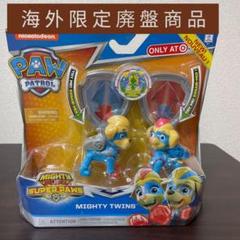 ◆美品◆レア◆ビークルつき◆パウパトロール マイティツインズ エラとタック レア ビークルつき 貴重 パウパトロール マイティツインズ エラ