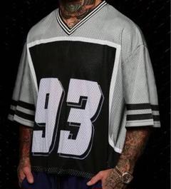 メッシュ Vネックシャツ 93 Tシャツ サイズXL