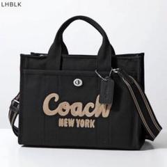 COACH コーチ　カーゴ トート34 黒　めるるさん着用モデル