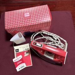 東芝スチームアイロン　HIS-62F  レトロ 骨董品 昭和レトロ 東芝 スチームアイロン HIS-623F レッド TOSHIBA