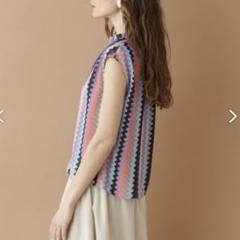 GRACE CONTINENTAL - 新品未使用♡オーナメントレースノースリーブ♡グレースクラス GRACE CONTINENTAL｜サークルレースノースリーブトップ
