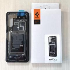 Spigen Xperia 10V ケース クリア TPU バンパー 2重構造のサムネイル