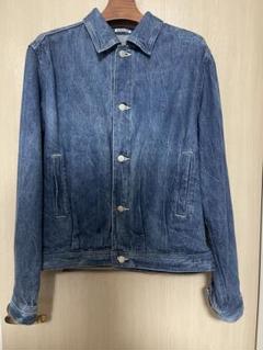 「ゆうみん」オーラリー　22ss ライトデニムブルゾン　サイズ4 AURALEE - 24ss AURALEE SELVEDGE FADED LIGHT DENIMの通販 by