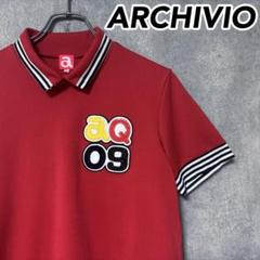 ARCHIVIO アルチビオ ロゴ 襟付き シャツ ゴルフ ウェア 半袖 人気