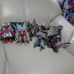 ウルトラマンティガ怪獣 タグ付きソフビフ1996、1997年製/9体+オマケ3体 ウルトラマンティガ怪獣 タグ付きソフビフ1996、1997年製/9体+