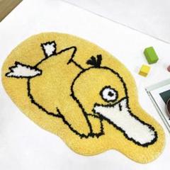 ポケモン　韓国　公式品　コダック　ラグ　マット