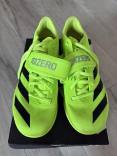 ADIZERO HJ蛍光イエロー スパイクシューズ ※メロンパン adizero HJ スパイク 27cm - メルカリ