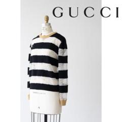 GUCCI アンゴラ100% 長袖 タートルネック モヘアニット セーター M GUCCI アンゴラ100% 長袖 タートルネック モヘアニット セーター