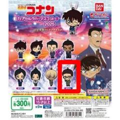 名探偵コナン 隻眼の残像 ガチャガチャ ラバーキーホルダー 2個