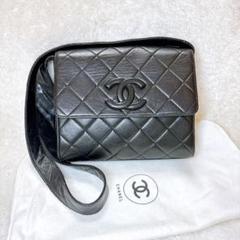 CHANEL✨デカココ　マトラッセ ショルダーバッグ　ラムスキン　ココマーク