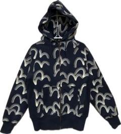 サイズ42 フルジップパーカー白カモメ エヴィス エビス サイズ42 フルジップパーカー白カモメ エヴィス エビス