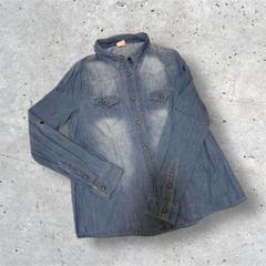 美品　Jena espace merveillex ダメージ加工　デニム　シャツのサムネイル