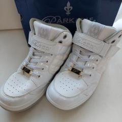 PARK AVENUE パークアベニュー♥ダンスシューズ ホワイトシルバー22㎝