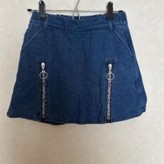 ANAPGIRL デニムブルー ショートスカート ショートパンツ M
