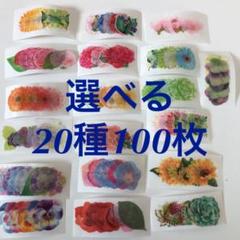 フレークシール bande 花 植物 生き物 他
