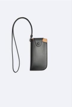 美品 ZARA 携帯電話レザーケース スマホ ポーチ 革｜Yahoo