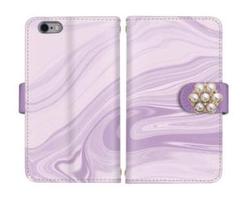 手帳型スマホケース iPhoneケース マーブル