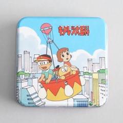 【美品】90s 藤子不二雄 アニメ キテレツ大百科 ロッテリア 缶ケース