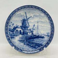 ロイヤルデルフト プレート 8枚セット 手描き Delft Blue