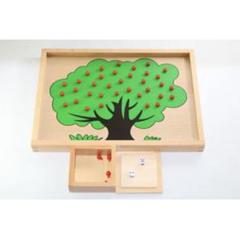 モンテッソーリ　知育玩具 りんごの木 Montessori Apple Treeのサムネイル