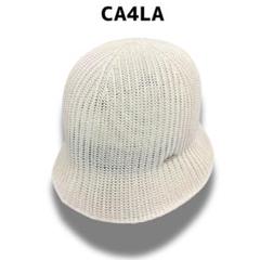 3t132 CA4LA カシラ バケット ハット 麦わら帽子 ホワイト