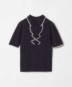 ルルウィルビー リブポロニット ネイビー 美品 ルルウィルビー リブポロニット ネイビー 美品 - メルカリ