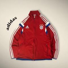 【K57】90s adidasナイロンジャケットバイエルンミュンヘン刺繍当時物 90s adidas ナイロンジャケット バイエルン ミュンヘン オーバー