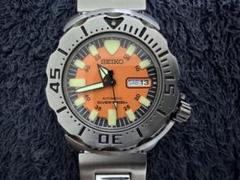 SEIKO ブラックモンスター超美品 人気のブラックモンスターSEIKO ダイバーズウォッチ 200m防水