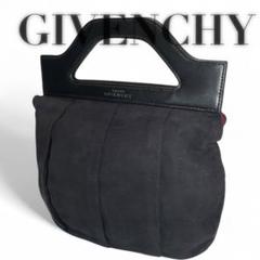 【良品】GIVENCHY ジバンシー ハンドバッグ スエード 456