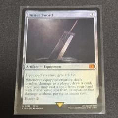 MTG FF バスターソードfoil　バスターソード　2枚セット　日本語 FOIL)バスターソード/Buster Sword《日本語》【FIN】