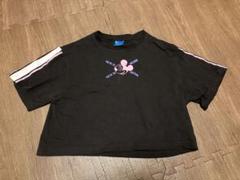 ディズニー黒Tシャツミッキーショートブラック140