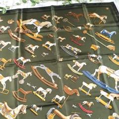 ☘️新品未使用 保存箱付☘️ エルメス カレ90　お馬の話をして　レアカラー