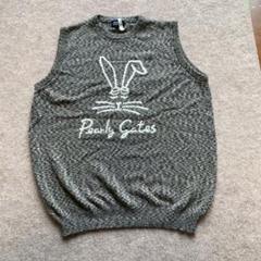 PEARLY GATES ニットサイズ6 PEARLY GATES ブラックニットセーター サイズ6 （☆新品本物