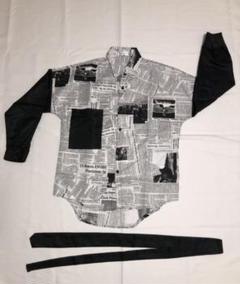 【新品】ニュースペーパーシャツ M