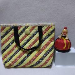 ❤330　ソーイングキット用　ハンドメイド　トートバッグ＆ピンクッション