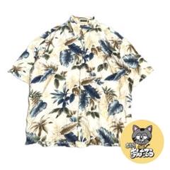 セントジョンズベイ 古着 半袖シャツ アロハシャツ アイボリー 2XL