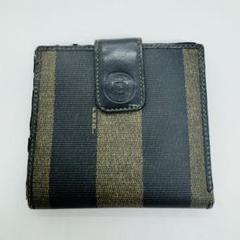 ✨FENDI✨フェンディ✨ペカン✨ブラウン✨ロゴ✨ヴィンテージ✨二つ折り財布✨